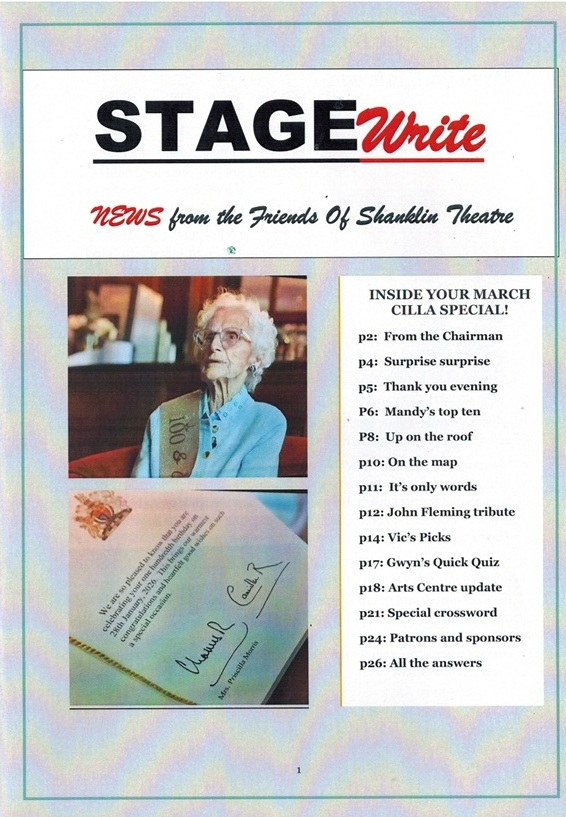 Stagewrite March 26